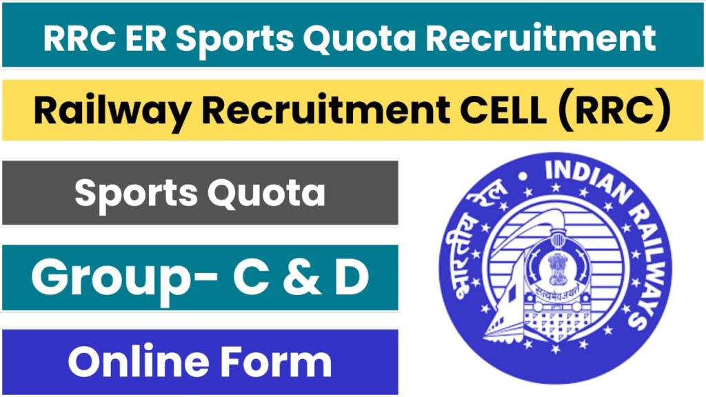 RRC ER Sports Quota Recruitment 2024 Notificatoin OUT for Various Group C, D Posts, Apply Online at rrcer.org