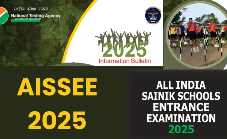 AISSEE 2025 Sainik School Admission Notification and Application Form Job Confirmation